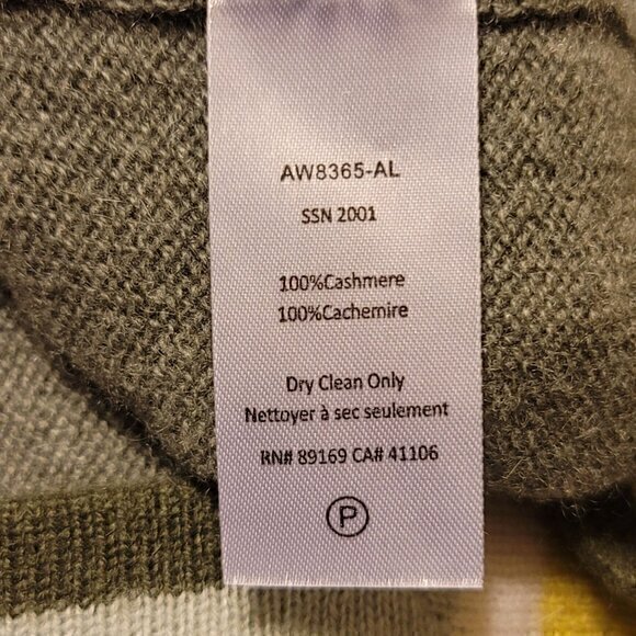 ATM Anthony Thomas Melillo Cashmere V-neck Sweater Gray L - Picture 7 of 7